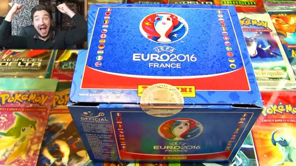 Ouverture d&#039;une BOITE PANINI UEFA EURO 2016 DE 500 STICKERS !! FRANCE - ISLANDE !