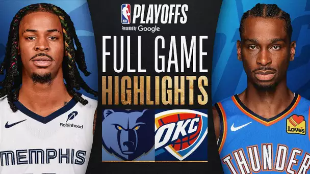 #8 GRIZZLIES at #1 THUNDER | FULL GAME 2 HIGHLGHTS | April 22, 2025