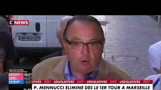 La réaction de Patrick Mennucci éliminé dès le 1er tour à Marseille