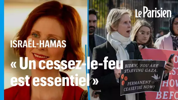 Guerre Israël-Hamas : l'actrice de « Sex and the City » Cynthia Nixon entame une grève de la faim po