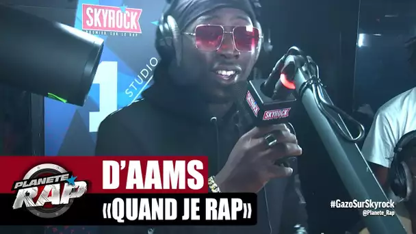 [Exclu] D'aams (FKC) "Quand je rap" #PlanèteRap