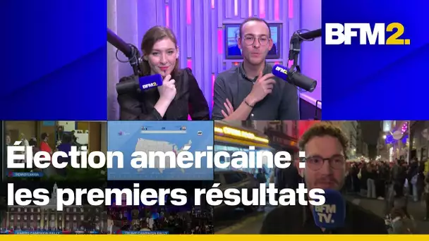 Élection américaine: les premiers résultats pour Kamala Harris et Donald Trump