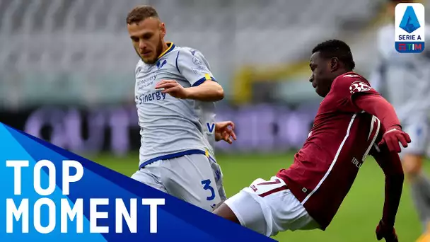 Dimarco FIRES home a volley from the edge of the box! | Torino 1-1 Hellas Verona | Serie A TIM