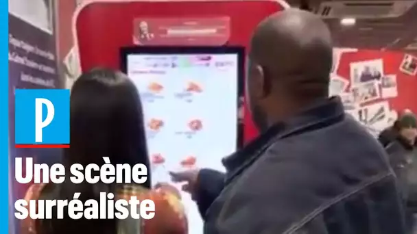 Kim Kardashian et Kanye West au KFC à Paris