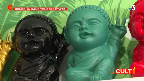 Des Bouddhas sculptés, dessinés ou colorés contre la morosité et pour la paix
