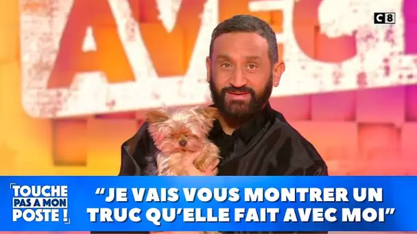 Kelly ramène sa chienne sur le plateau !