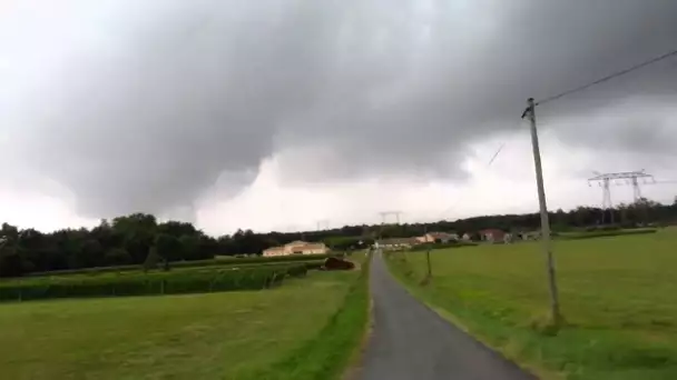 Tornade au nord de Blaye (Gironde) - 13/09/15 ©Miguel Lopes