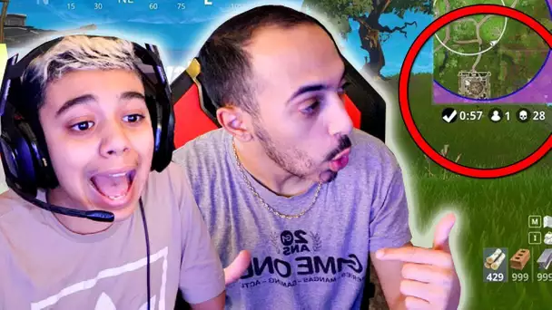 1 KILL SUR FORTNITE = 10€ !! MON PETIT FRÈRE MOMO ME RUINE ...