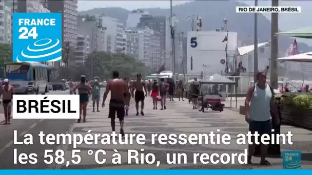 Canicule au Brésil : la température ressentie atteint les 58,5 °C à Rio, un record • FRANCE 24