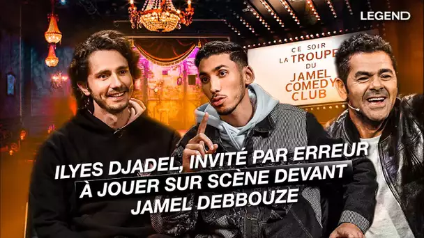 Ilyes Djadel joue sur la scène du Jamel Comedy Club par erreur