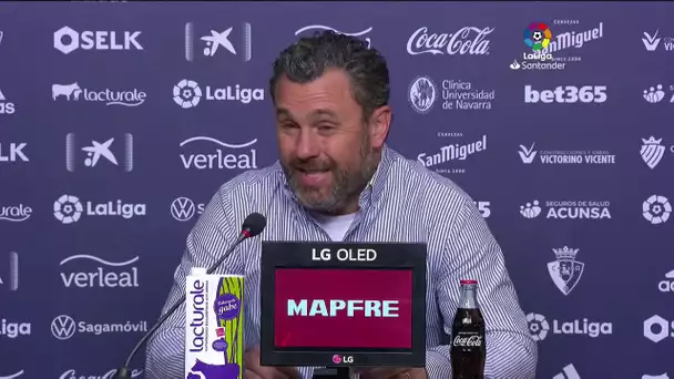 Rueda de prensa CA Osasuna vs Real Valladolid CF