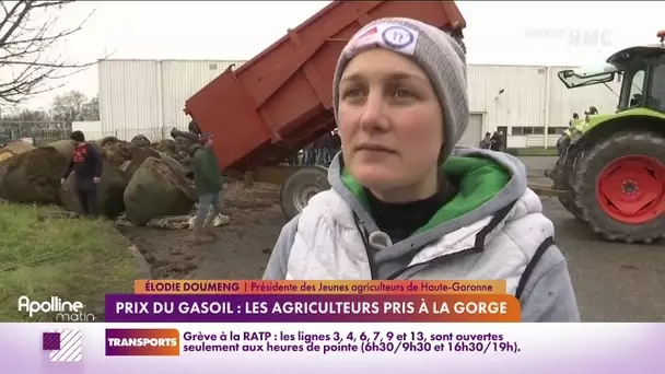 Les agriculteurs de la Haute-Garonne ont bloqué un dépôt de pétrole