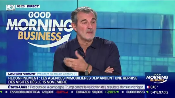 Laurent Vimont (Century 21): Les agences immobilières demandent une reprise des visites physiques