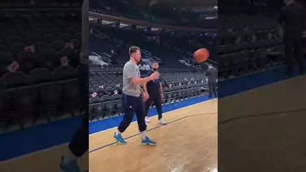 Luka Pregame in The Garden ⭐️