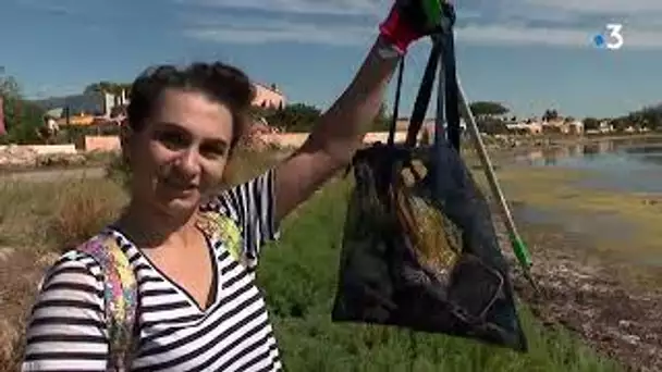 Sète : campagne de dépollution par l'association Wings of the Ocean