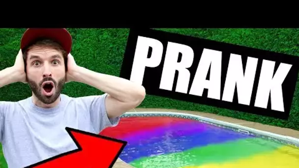 SLIME PRANK SUR CARL IS COOKING - JE COLORE LA PISCINE - HUBY