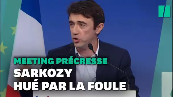 Nicolas Sarkozy sifflé par le public au meeting de Valérie Pécresse