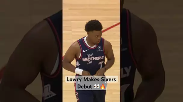 The Philly Native🔥 Kyle Lowry Checks In & Gets A Tough Bucket In His 76ers Debut! 🙌| #Shorts
