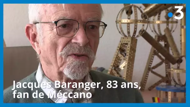 Jacques Baranger, 83 ans, fan de Méccano