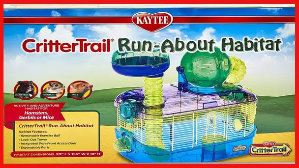 Kaytee CritterTrail Run-About Habitat for Hamsters, Gerbils, Mice and Other Small Animals