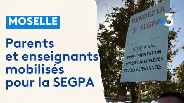 Parents et enseignants mobilisés à Maizières-lès-Metz pour sauver la SEGPA