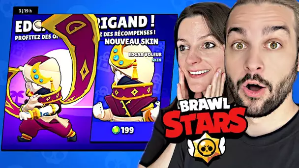 ON A RECU LE SKIN EDGAR VOLEUR SUR BRAWL STARS !