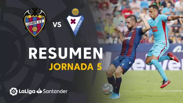 Resumen de Levante UD vs SD Eibar (0-0)