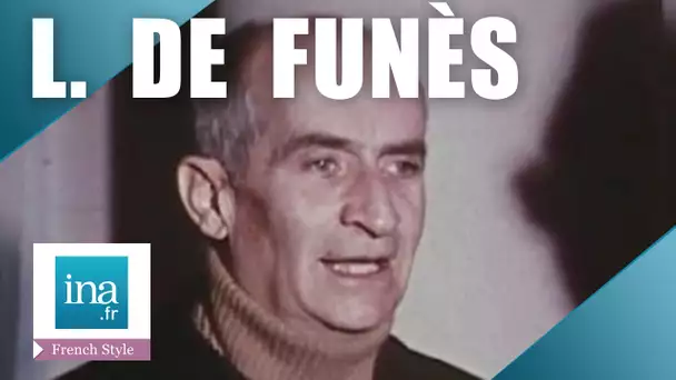 Louis de Funès "Je suis fan de Chaplin" | Archive INA