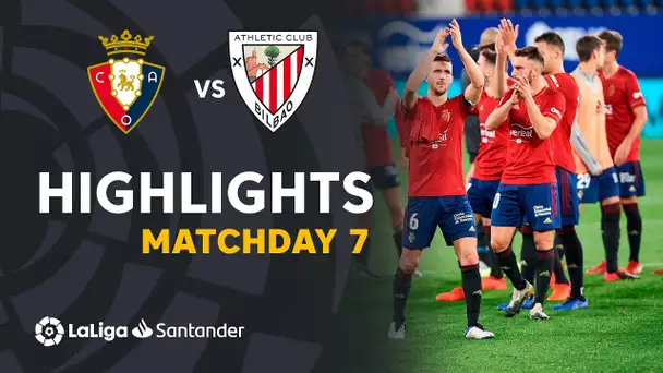 Highlights CA Osasuna vs Athletic Club (1-0)