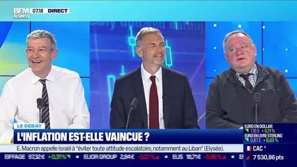 Nicolas Doze face à Jean-Marc Daniel : L'inflation est-elle vaincue ?