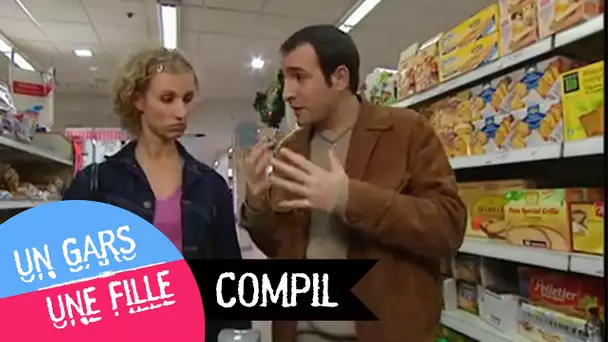 Un gars une fille - au supermarché - compilation