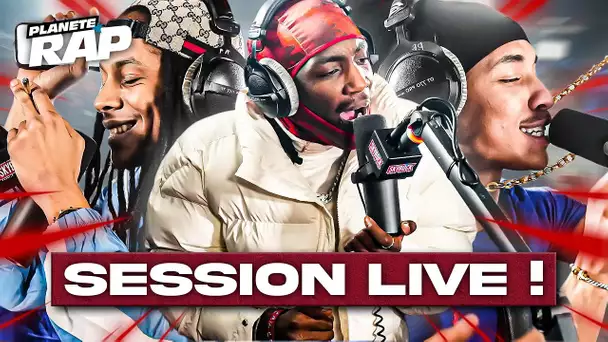 SESSION FREESTYLE avec Kodes, Tiitof, Codé La M, Minus, Wood, Le Will & Deuspi... #PlanèteRap