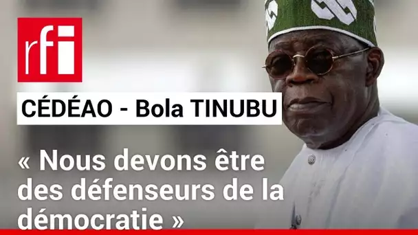 Sommet de la Cédéao : élu président, le Nigérian Bola Tinubu s'oppose aux coups d'État militaires