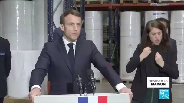 Coronavirus : Macron veut rebâtir l'indépendance de la France sur les produits de première nécessité