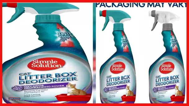 Simple Solution Cat Litter Box Deodorizer Spray Bottle