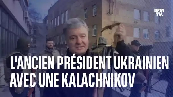 Guerre en Ukraine: l'ancien président ukrainien prêt à se battre avec une kalachnikov