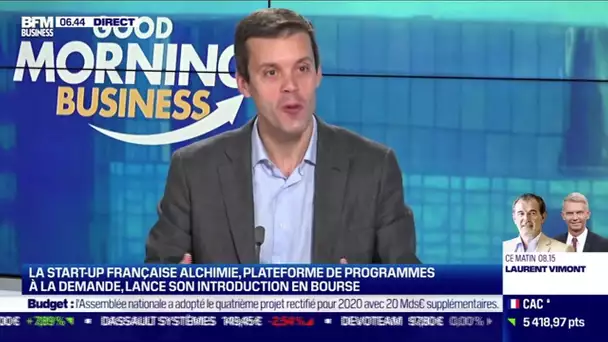 Nicolas d'Hueppe (Alchimie): Alchimie lance son introduction en Bourse