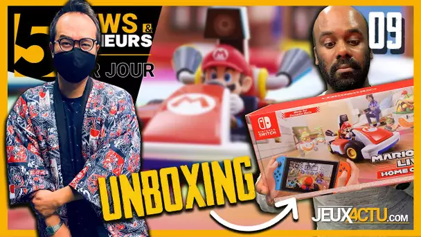 Mario Kart Live Home Circuit : Notre UNBOXING du Pack Mario | 5 NEWS & RUMEURS #09