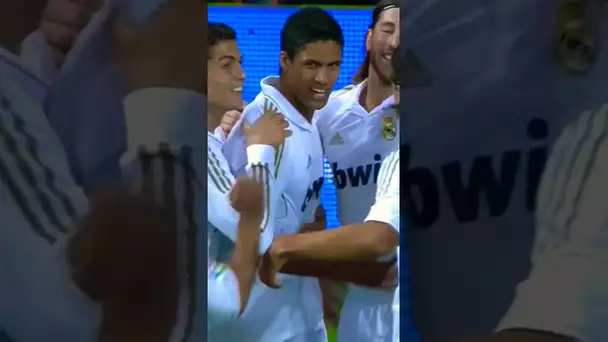 Raphael Varane memories | Debut Goal for RM at 18 years old 🤍🥹