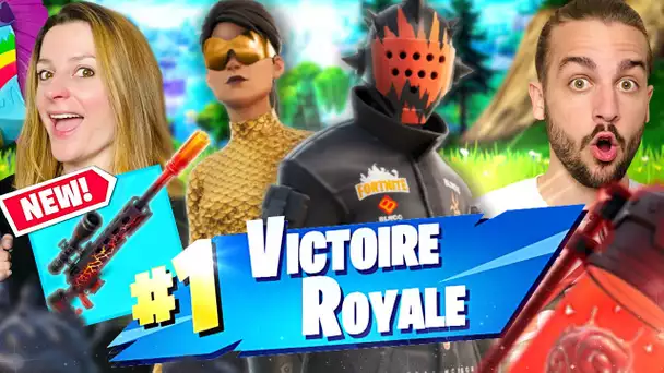 ON FAIT TOP 1 AVEC TOUTES LES NOUVELLES ARMES ! DUO FORTNITE FR