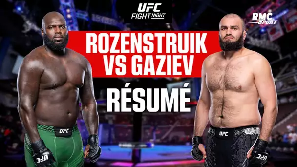 Résumé UFC : Rozenstruik-Gaziev, l'épilogue hallucinant d'un combat à sens unique