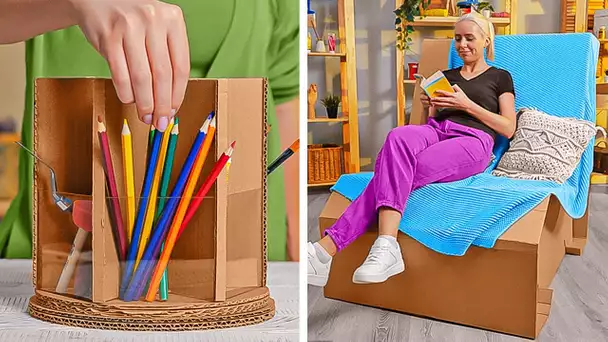 Artisanat insolite en carton qui peut être répété