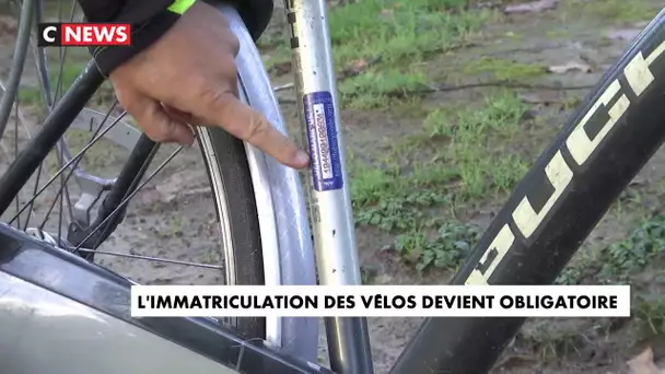 L'immatriculation des vélos devient obligatoire