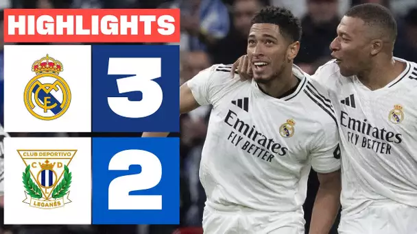 REAL MADRID 3 - 2 CD LEGANÉS I RESUMEN LALIGA EA SPORTS