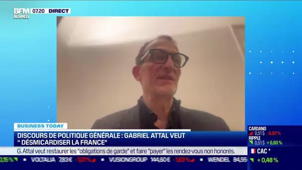 Gilbert Cette (Neoma Business School) : Gabriel Attal veut "désmicardiser la France"