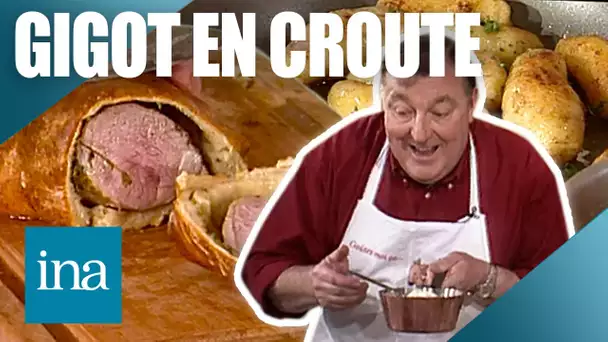 Le gigot en croûte à la crème d'ail 🍖🧄 | INA Recettes Vintage