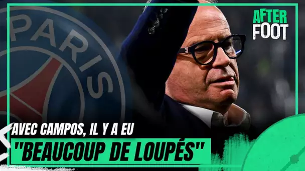 PSG : "Beaucoup de loupés" de la part de Campos selon Walid Acherchour