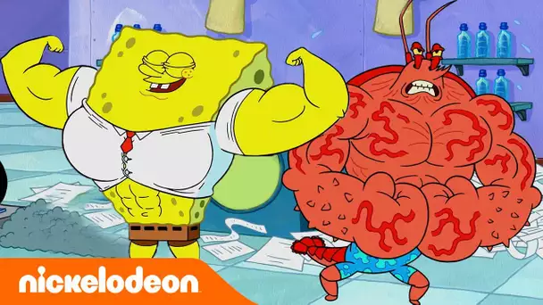 Bob l'éponge | Bob l'éponge se MUSCLE!  | Nickelodeon France