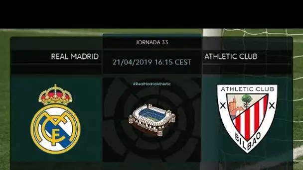 Calentamiento Real Madrid vs Athletic Club