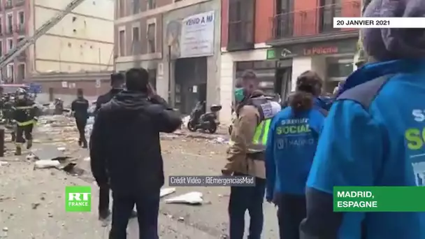 Espagne : un bâtiment détruit dans une forte explosion dans le centre de Madrid